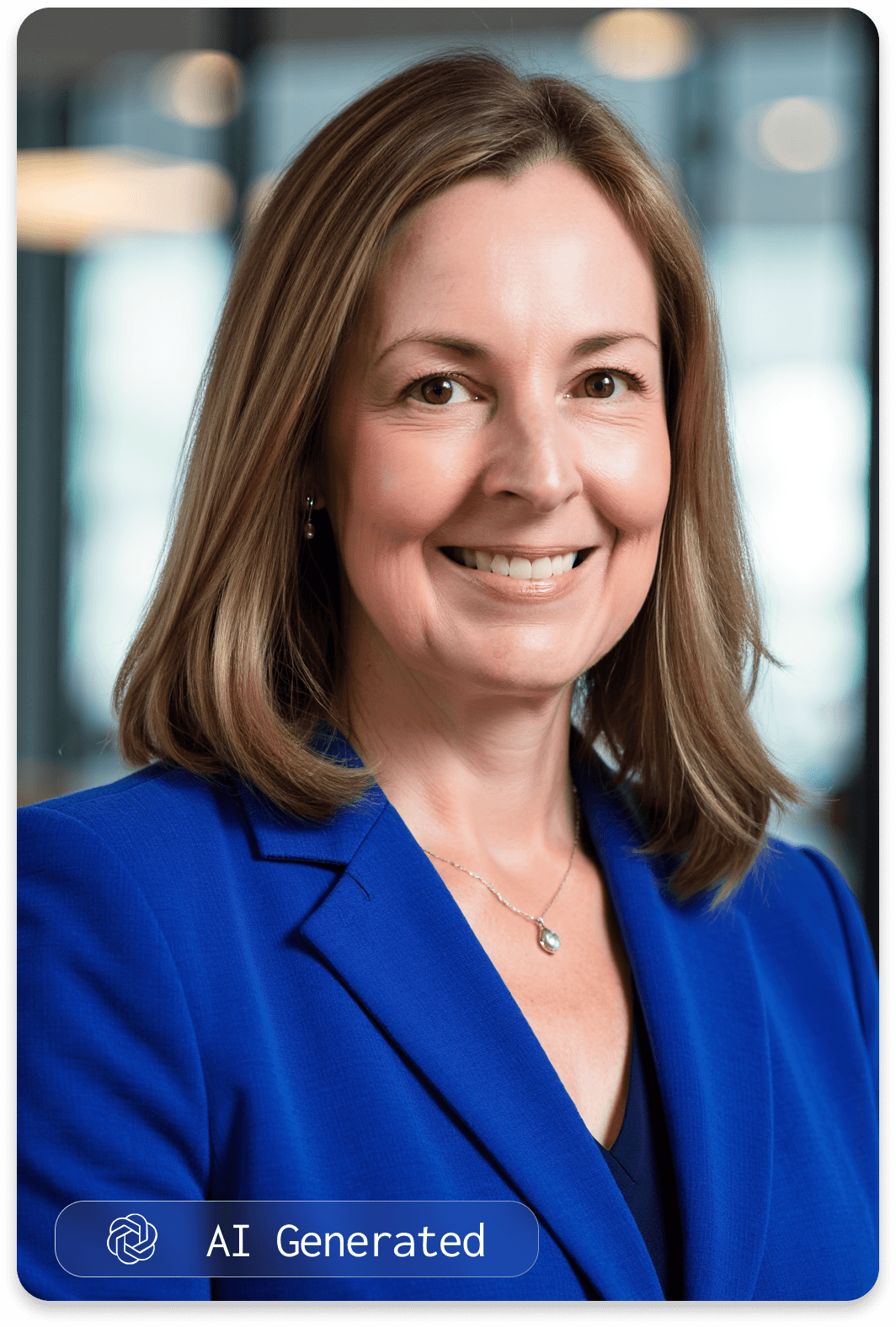 Professional AI-generated headshot example 5